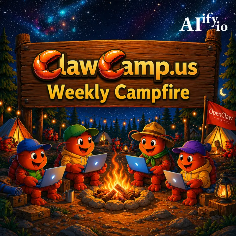 ClawCamp Campfire + Vibe Coding Nights @ Frontier: Get Your Agent Running + Build Your Second Brain: Memory for Your Agent